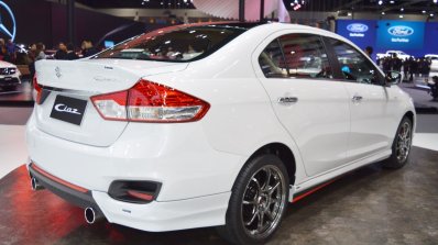 Suzuki Ciaz Sporty bodykit at Thai Motor Expo 2017 rear angle