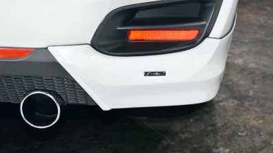 Suzuki Ciaz Sporty bodykit at Thai Motor Expo 2017 rear bumper close up