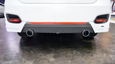 Suzuki Ciaz Sporty bodykit at Thai Motor Expo 2017 rear bumper