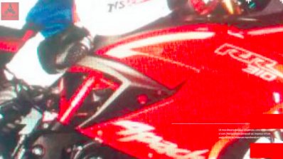 TVS Apache RR 310 S brochure scan red fairing