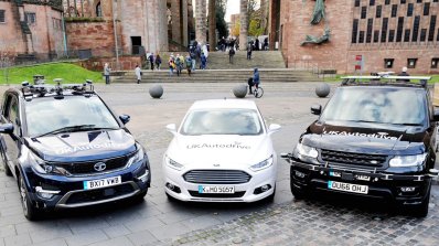 Autonomous Tata Hexa UK Autodrive test