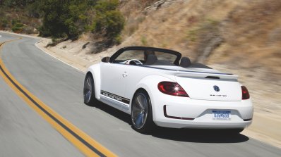 VW E-Bugster concept front three quarters live image rear three quarters