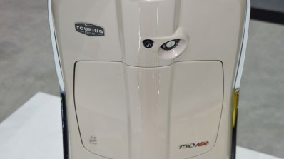 Vespa Primavera Touring Edition apron storage at 2017 Thai Motor Expo