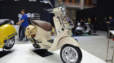 Vespa Primavera Touring Edition front right quarter at 2017 Thai Motor Expo