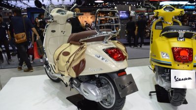 Vespa Primavera Touring Edition rear left quarter at 2017 Thai Motor Expo