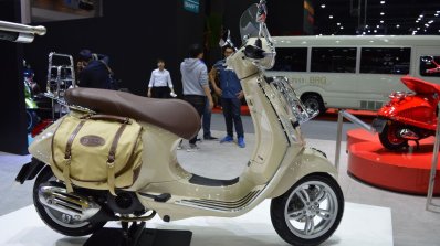 Vespa Primavera Touring Edition right side at 2017 Thai Motor Expo