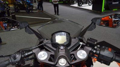 2017 KTM RC 390 cockpit at 2017 Thai Motor Expo