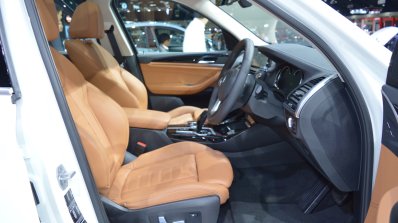 2018 BMW X3 front seats at 2017 Thai Motor Expo
