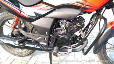 2018 Hero Passion XPro First Ride Review engine right side