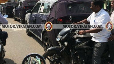 2018 Hyundai Creta rear three quarters India spy shot