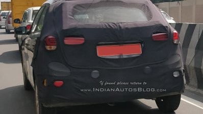 2018 Hyundai i20 facelfit spy shot rear