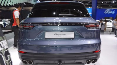 2018 Porsche Cayenne S rear at 2017 Thai Motor Expo.JPG