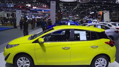 2018 Toyota Yaris (facelift) profile at 2017 Thai Motor Expo