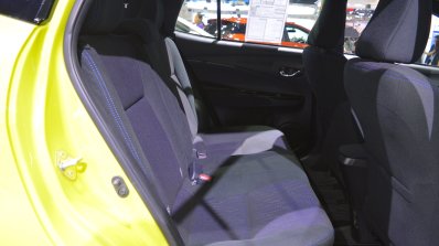 2018 Toyota Yaris (facelift) rear seats at 2017 Thai Motor Expo