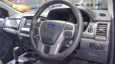 Accessorised Ford Everest dashboard at 2017 Thai Motor Expo