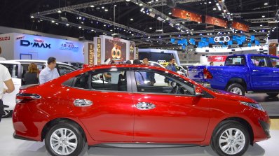 Accessorised Toyota Yaris Ativ profile at 2017 Thai Motor Expo