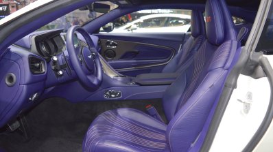 Aston Martin DB11 V8 front seats at 2017 Thai Motor Expo