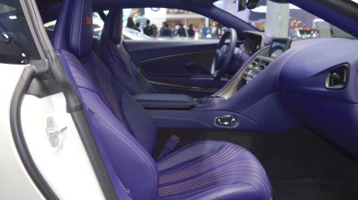 Aston Martin DB11 V8 front seats passenger side view at 2017 Thai Motor Expo