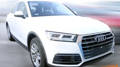 Audi Q5 L front three quarters spy shot