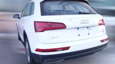 Audi Q5 L rear three quarters spy shot