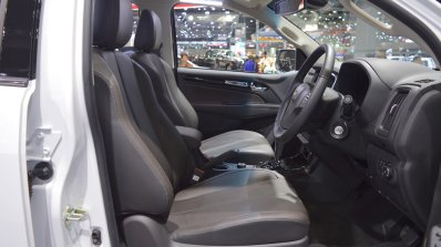 Chevrolet Colorado Centennial Edition front seats at 2017 Thai Motor Expo