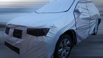 FAW-VW 2018 VW compact SUV front three quarters spy shot