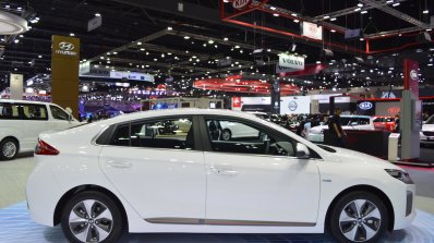 Hyundai Ioniq electric profile at 2017 Thai Motor Expo