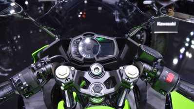 Kawasaki Ninja 400 KRT Edition cockpit at 2017 Thai Motor Expo