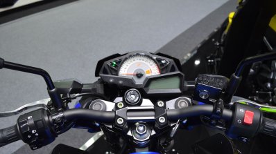 Kawasaki Z300 ABS cockpit at 2017 Thai Motor Expo