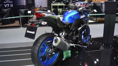 Kawasaki Z300 ABS rear right quarter at 2017 Thai Motor Expo