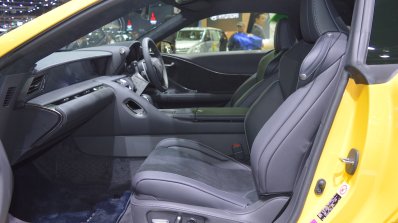 Lexus LC 500 front seats passenger side view at 2017 Thai Motor Expo