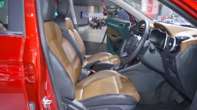 MG ZS front seats at 2017 Thai Motor Expo