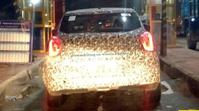 Mahindra S201 rear spy shot