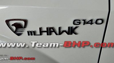 Mahindra XUV500 petrol badge