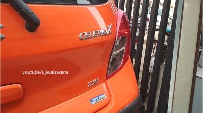 Maruti Celerio X tailgate badge