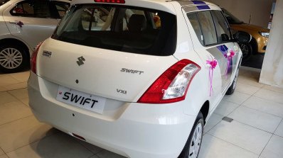 Maruti Swift Limited Edition rear three quarters