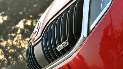 Skoda Octavia RS review test drive grille