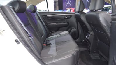 Suzuki Ciaz RS rear seats at 2017 Thai Motor Expo