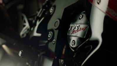 TVS Apache RR 310 Teased engine casing