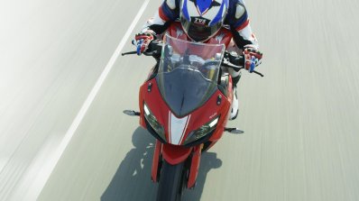 TVS Apache RR 310 action shot top