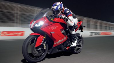 TVS Apache RR 310 action shot