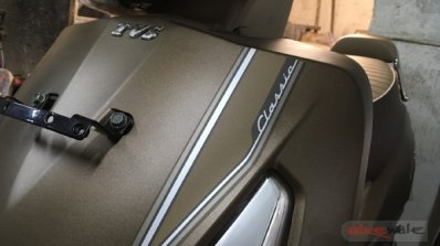 TVS Jupiter Classic Edition Matte Brown spotted apron