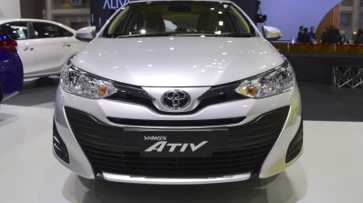 Toyota Yaris Ativ front at 2017 Thai Motor Expo