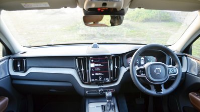 Volvo XC60 test drive review dashboard