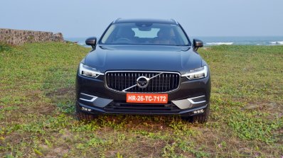 Volvo XC60 test drive review front angle front