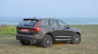 Volvo XC60 test drive review rear three quarters