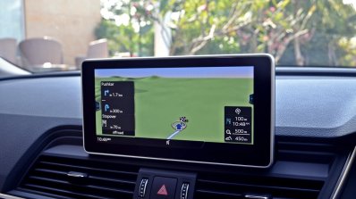 2018 Audi Q5 test drive review display