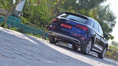 2018 Audi Q5 test drive review rear three quarters low