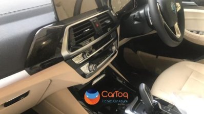 2018 BMW X3 interior spy shot India