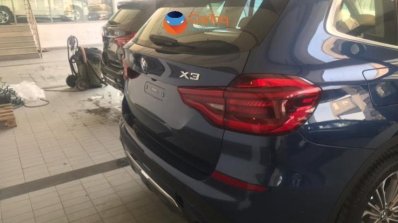 2018 BMW X3 rear fascia India spy shot